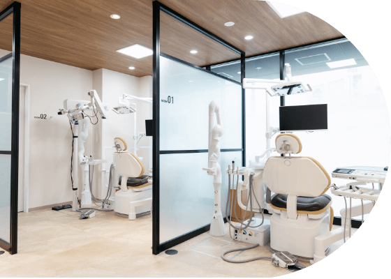 登戸駅 徒歩6分の歯医者 診察室の写真