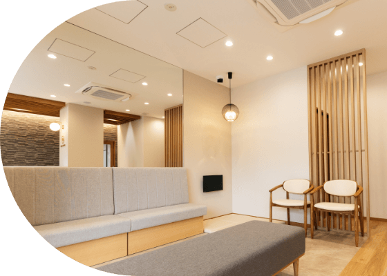 登戸駅 徒歩6分の歯医者 待合室の写真